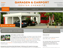 Tablet Screenshot of garagen-carport-center.de